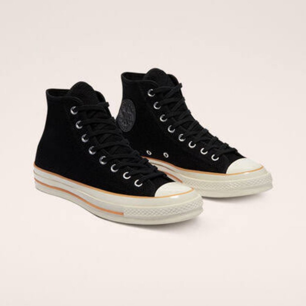 Converse Black Breathable Chuck 70 High Sneakers Mens US Size 8 NIB